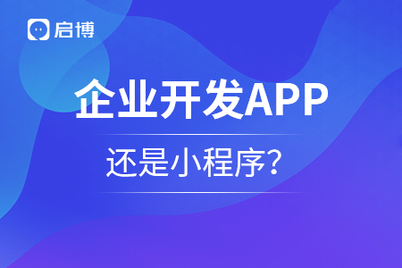 企业开发APP还是小程序？