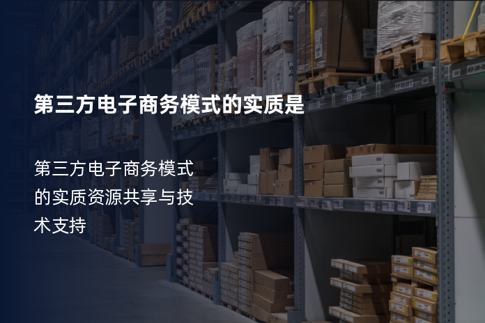 第三方电子商务模式的实质是